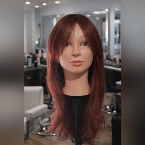 21" Synthetic Red Wig